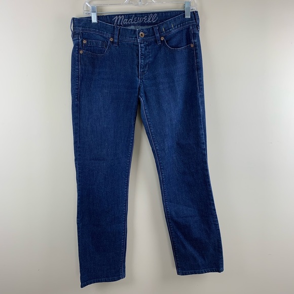 Madewell Denim - Madewell “Rail Straight” dark wash jeans - EUC!
